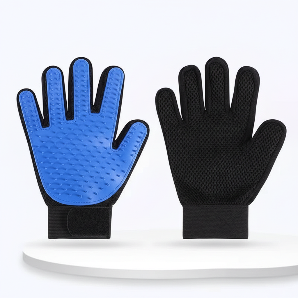 PawCare | Pet Grooming Glove for Dogs & Cats with Dual Functionality | Comfortable Design for Effortless Grooming and Bathing