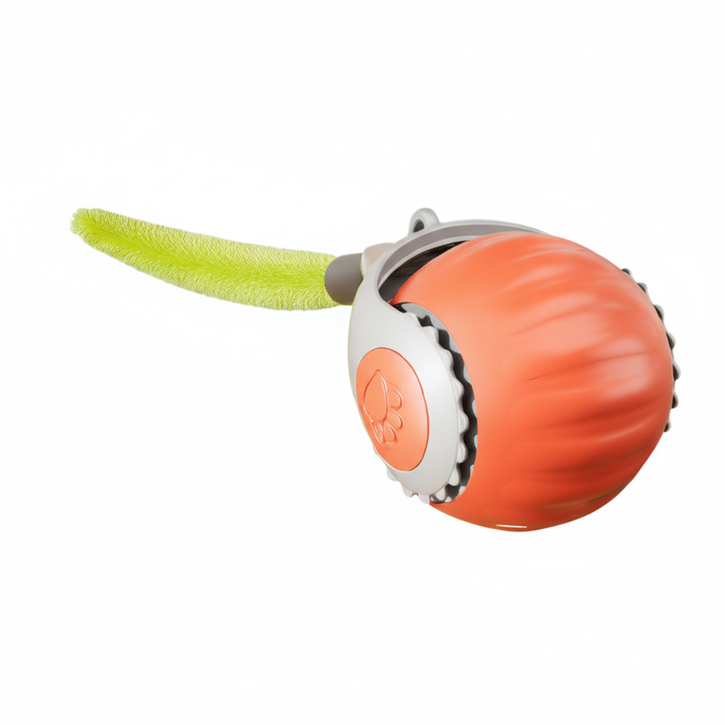 Engaging Cat Toy Ball | Automatic Motion with Interactive Caterpillar Attachment for Endless Fun