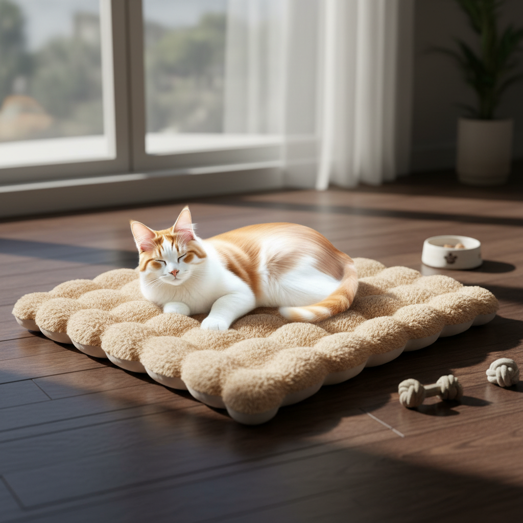Cozy Pet Insulation Pad | Thick Plush Material for Ultimate Comfort | Versatile Bed for Dogs and Cats