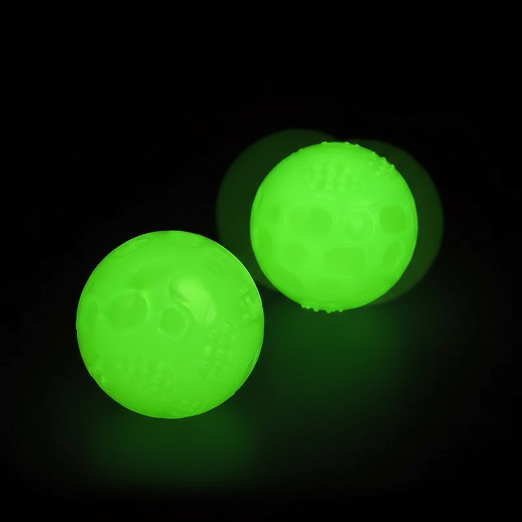 Glow Pet Toys | Interactive Squeaky Ball with Elastic Material for Safe Play