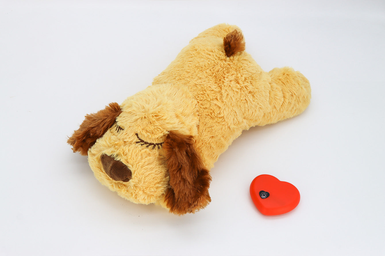 Plush Heartbeat Pet Toy for Cats and Dogs