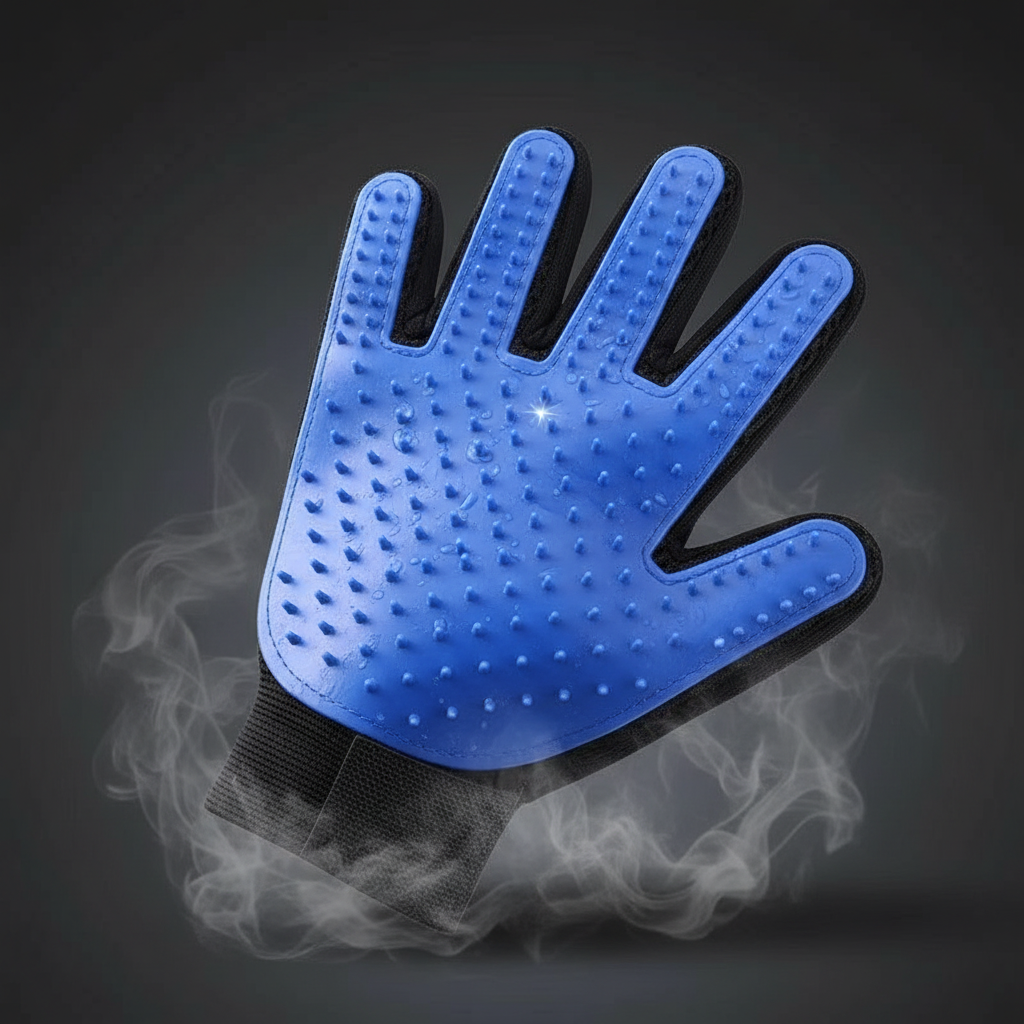 PawCare | Pet Grooming Glove for Dogs & Cats with Dual Functionality | Comfortable Design for Effortless Grooming and Bathing