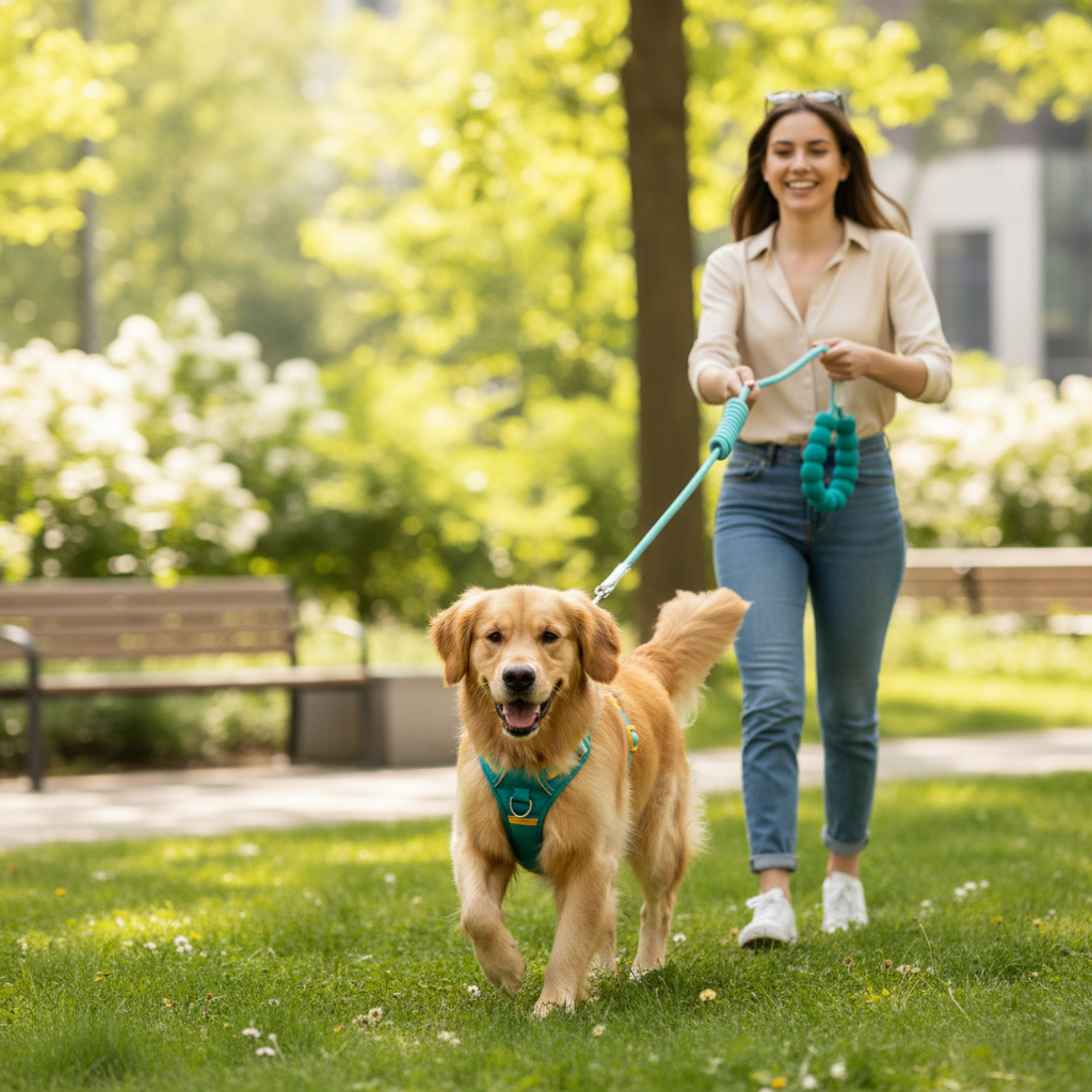 Pet Essentials | Adjustable Vest-Style Dog Harness with Escape Prevention | Colorful Options for Small to Large Dogs