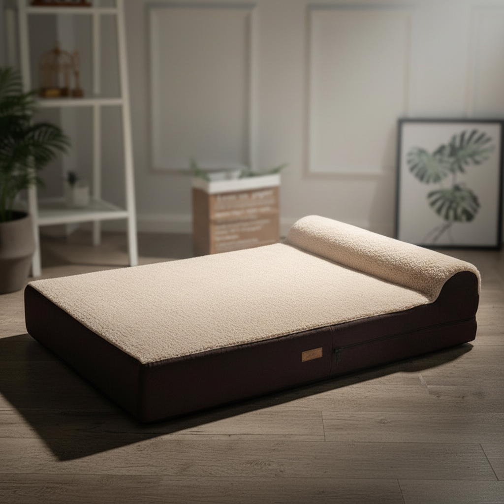 Comfort Haven | Orthopedic Dog Bed with Memory Foam & Waterproof Liner | Large Design for Ultimate Joint Relief