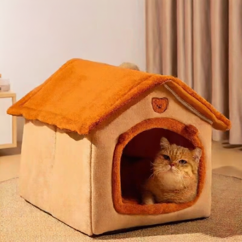 Semi-Enclosed Cute Pet Kennel