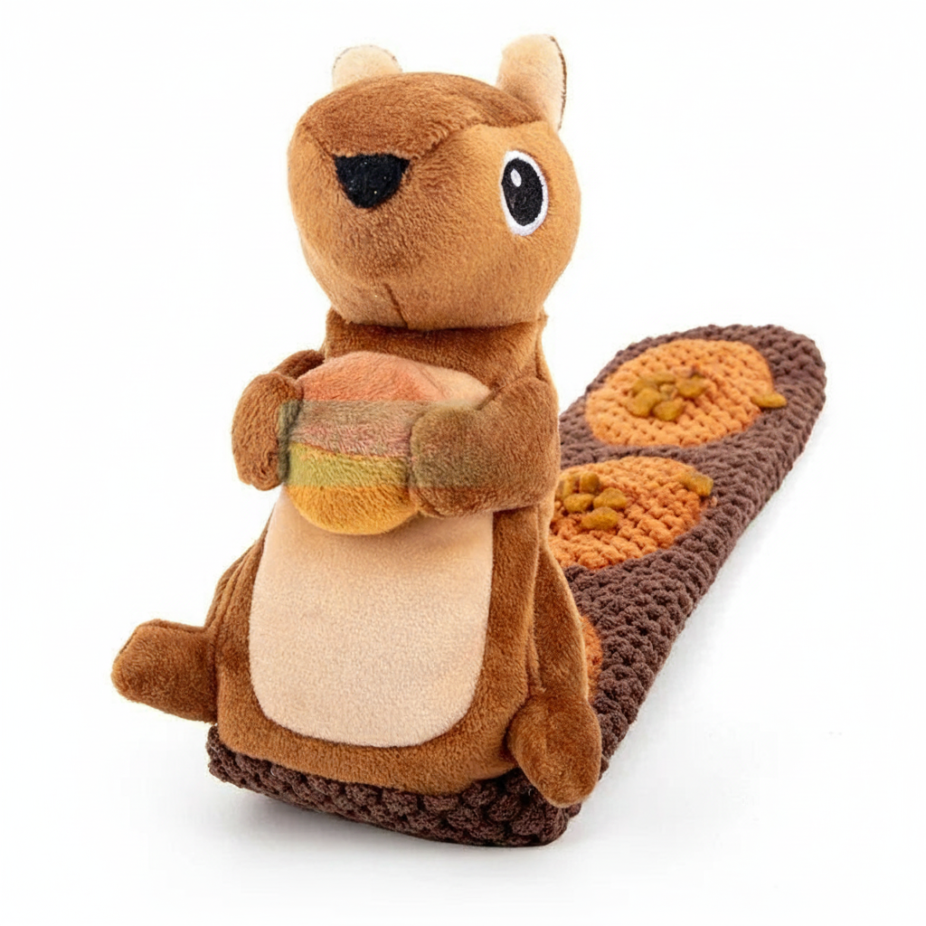 Interactive Plush Pet Toy | Sound-Making Hide-and-Seek Design for Engaging Play