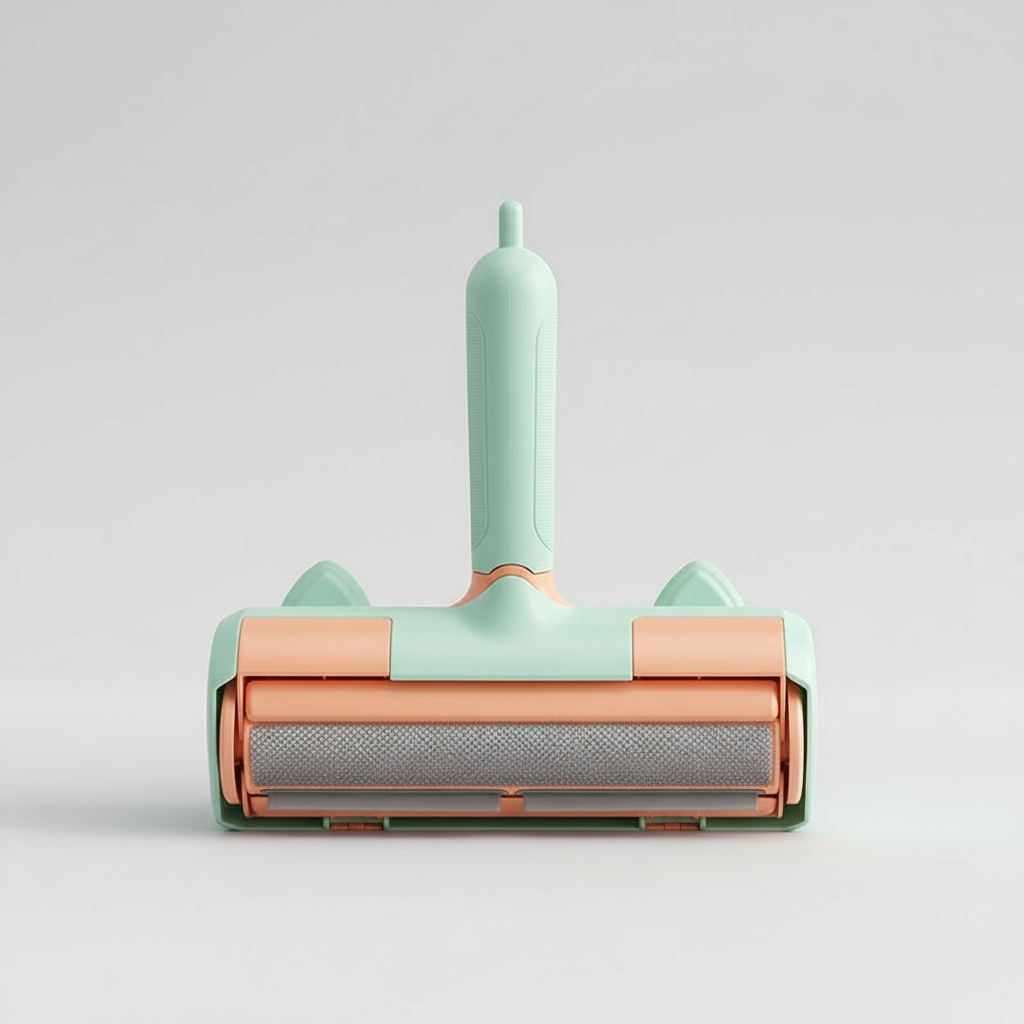 Pet Grooming Tool | Cat & Dog Hair Removal Brush with Ergonomic Handle | Effective Cleaning for All Fabrics