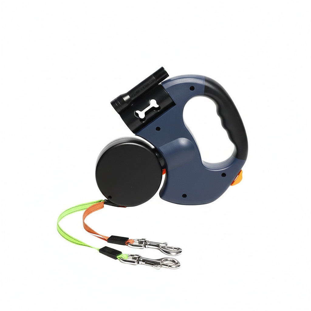 Pet Companion | Automatic Adjustable Multi-Functional Leash with Dual-Dog Design | Safe and Durable for Easy Walks