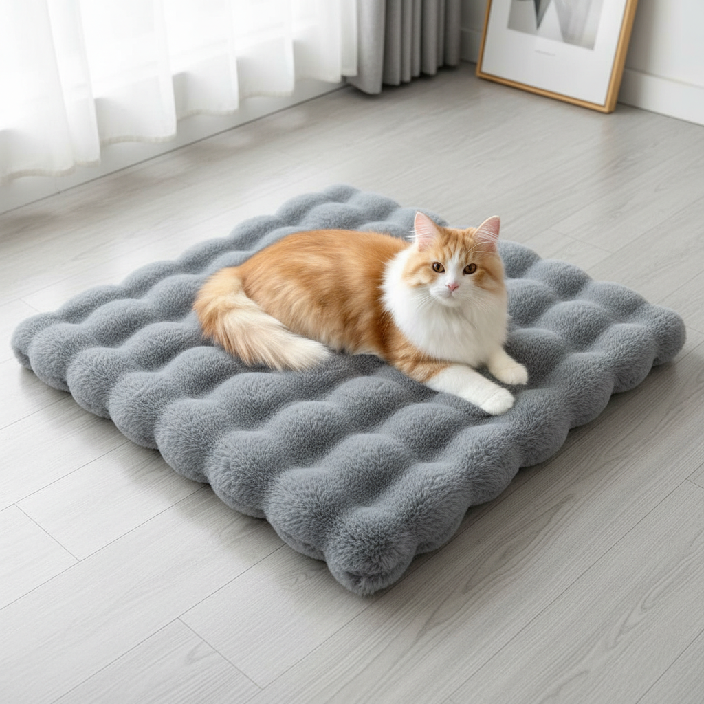 Cozy Pet Insulation Pad | Thick Plush Material for Ultimate Comfort | Versatile Bed for Dogs and Cats