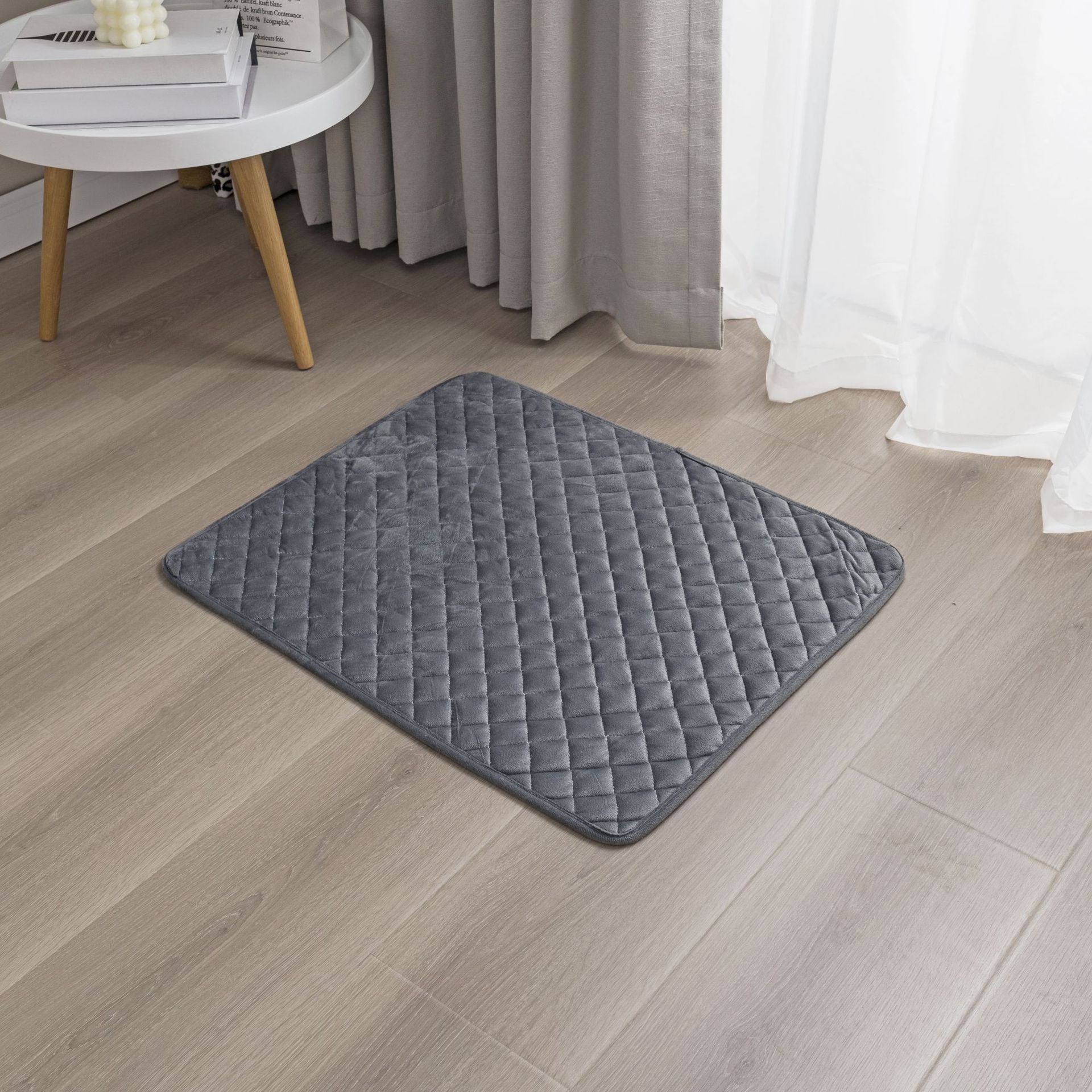 Anti-slip plush pet bed