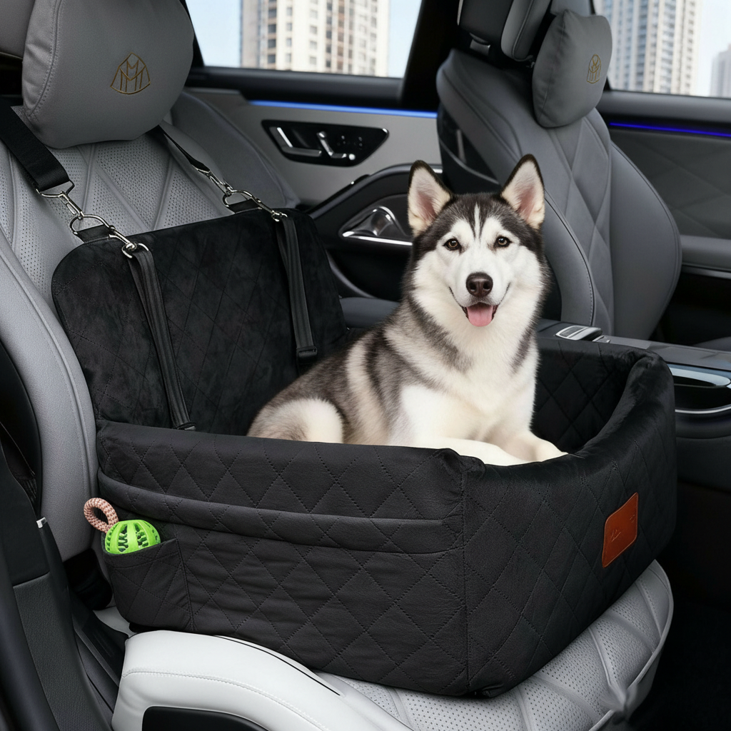 Pet Haven | Car-Mounted Dog House with Portable Design | Comfortable Space for Travel