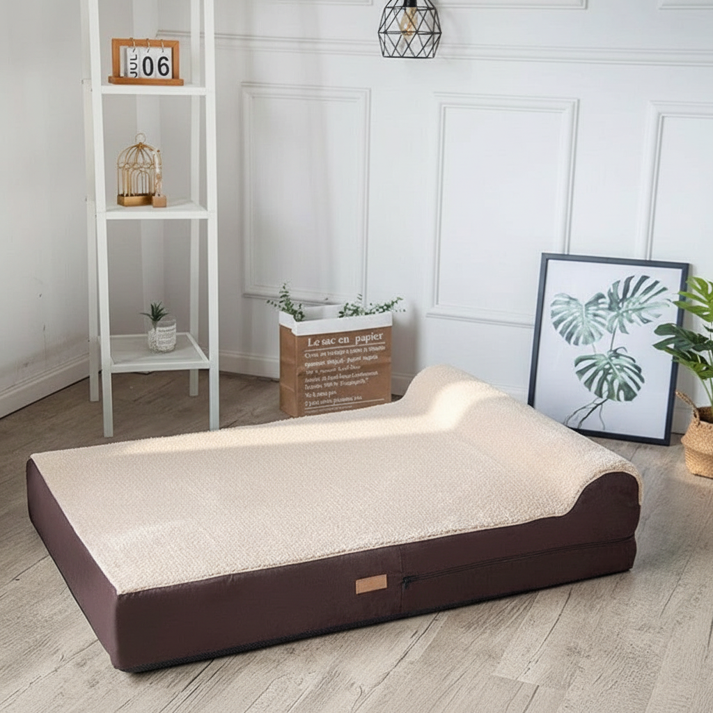Comfort Haven | Orthopedic Dog Bed with Memory Foam & Waterproof Liner | Large Design for Ultimate Joint Relief