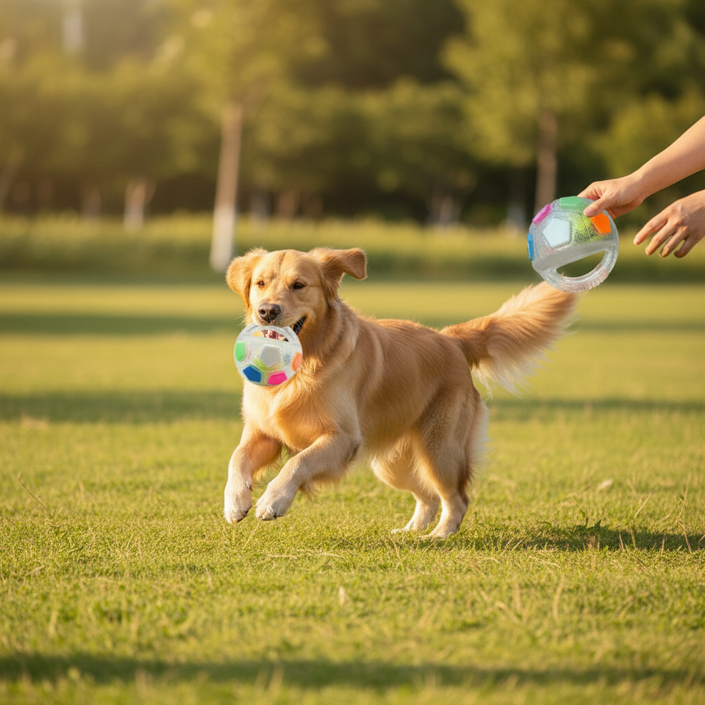 Interactive Pet Toy | Durable Round Chew Toy for Active Play