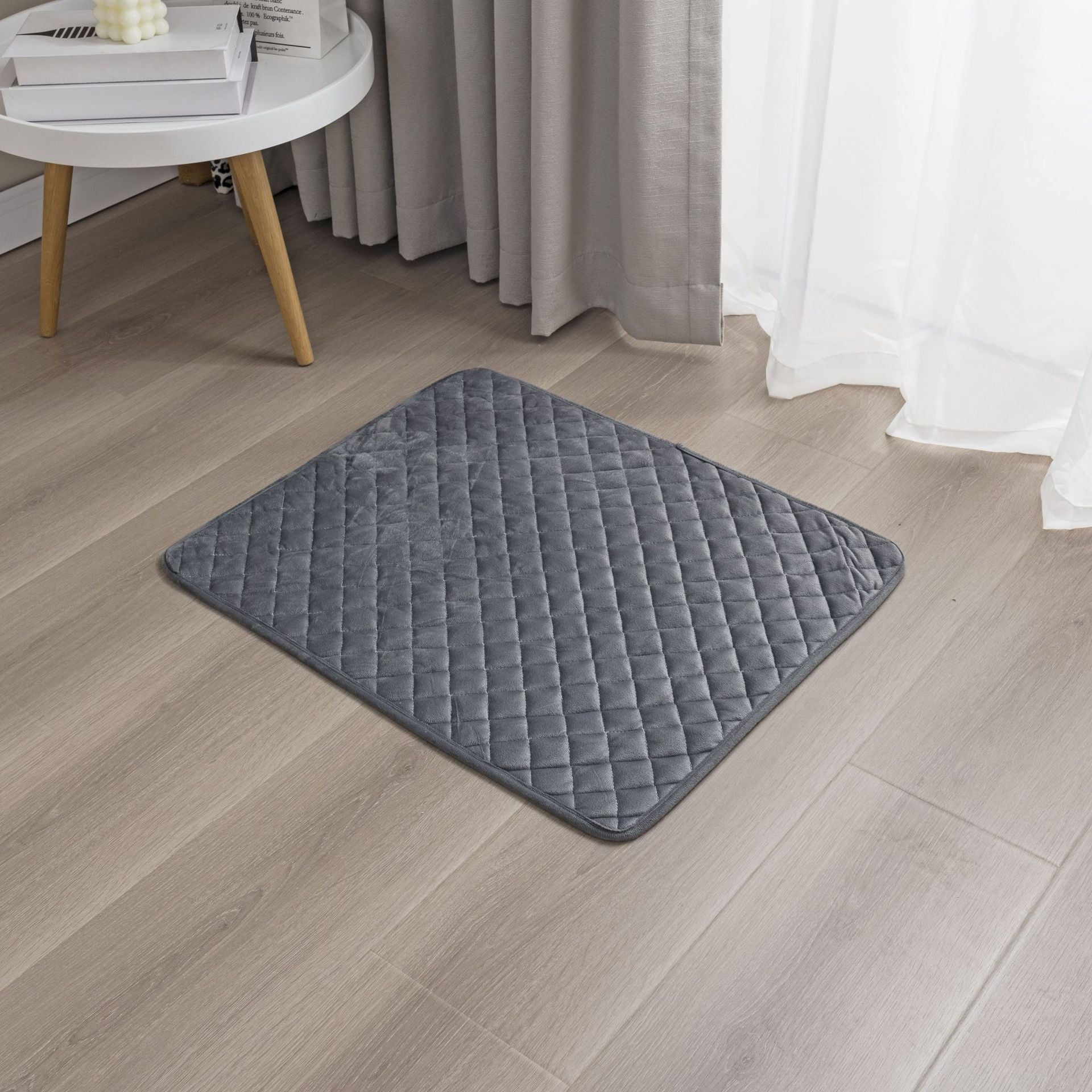 Anti-slip plush pet bed