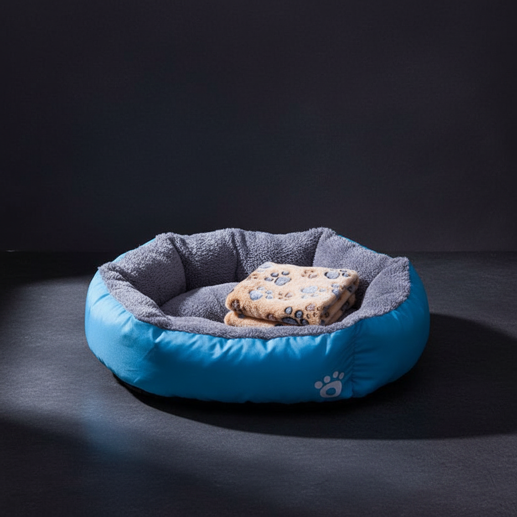 Cozy Nest | Warm Donut Pet Bed for Cats & Dogs with Plush Comfort | Versatile Design for All Seasons