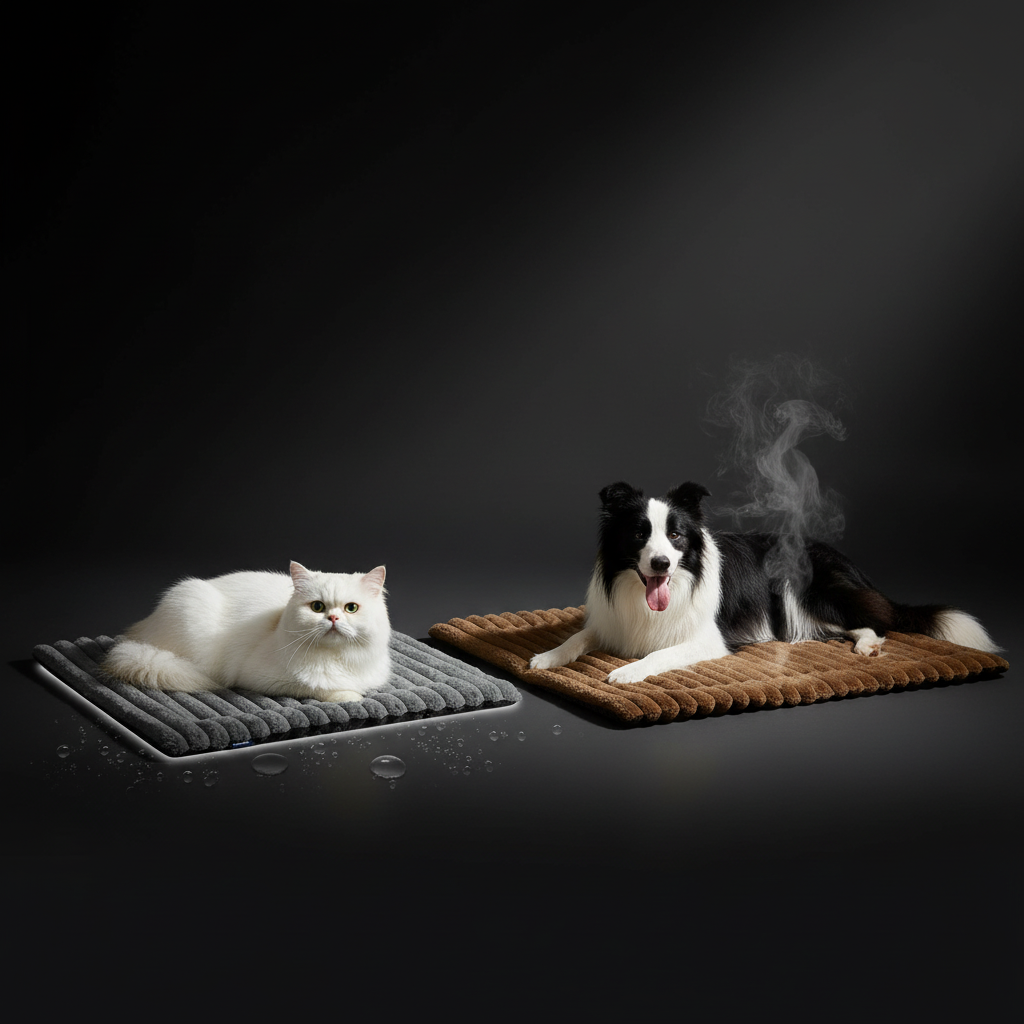Cozy Collection | Pet Mat with Soft Plush Fabric | Multiple Sizes for Cats & Dogs