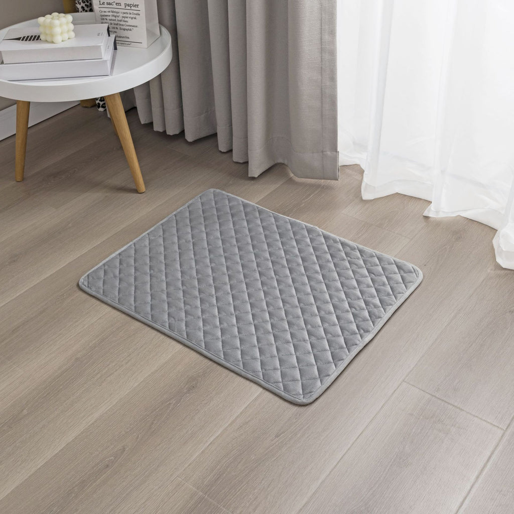 Anti-slip plush pet bed