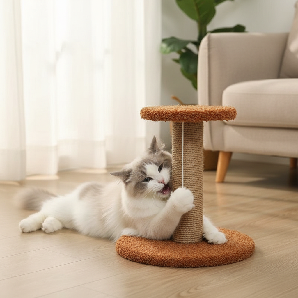 Cat Haven | Cat Scratching Board with Durable Sisal Surface | Space-Saving Design for Effective Claw Grooming
