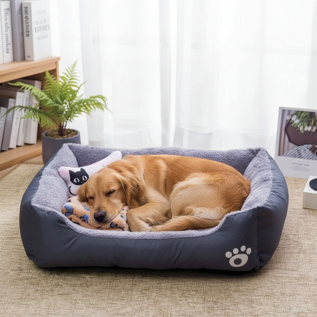 Cozy Nest | Warm Donut Pet Bed for Cats & Dogs with Plush Comfort | Versatile Design for All Seasons