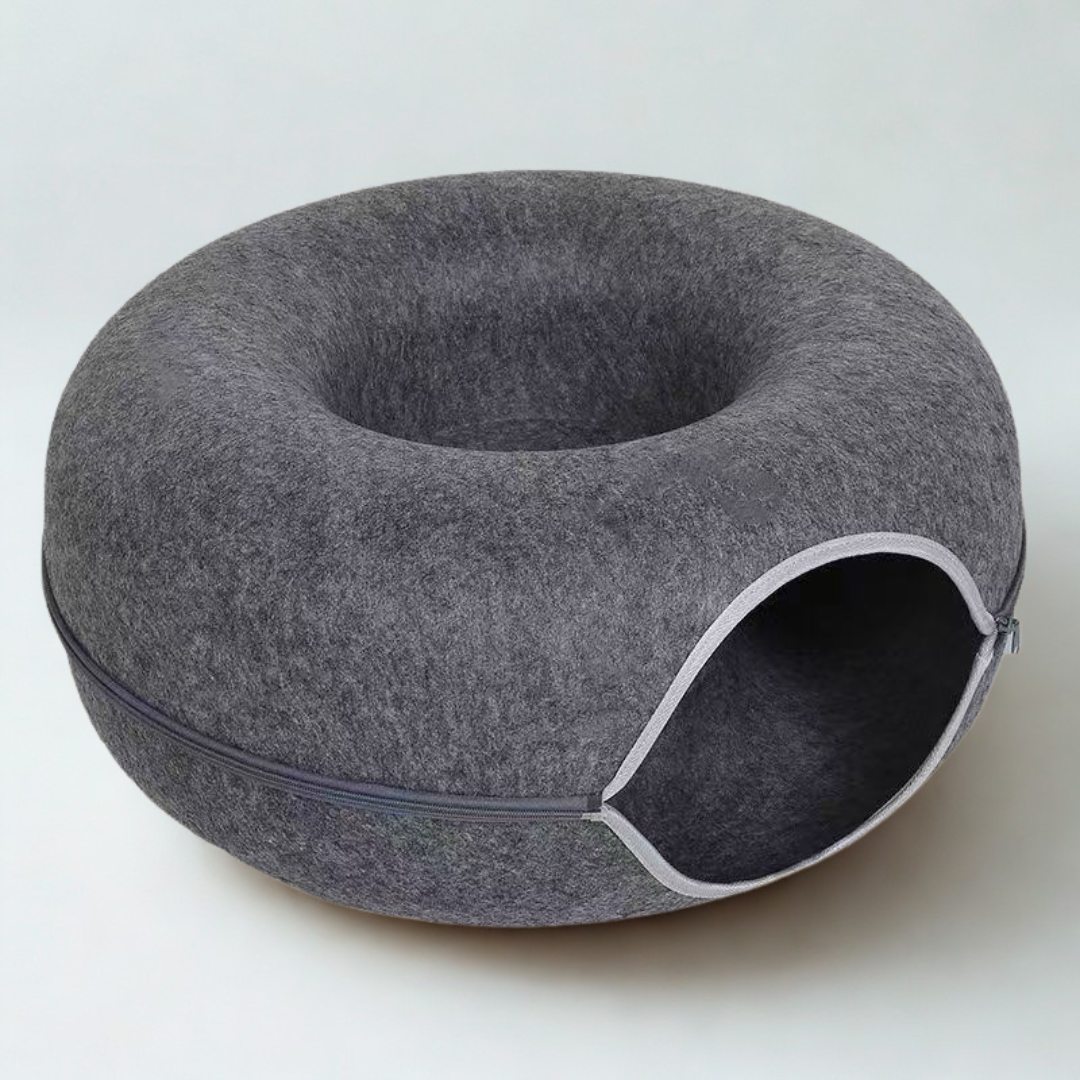 Kitty Napz | Cozy Cat Bed with Soft Plush Fabric & Supportive Design | Ideal for Rest and Relaxation 4