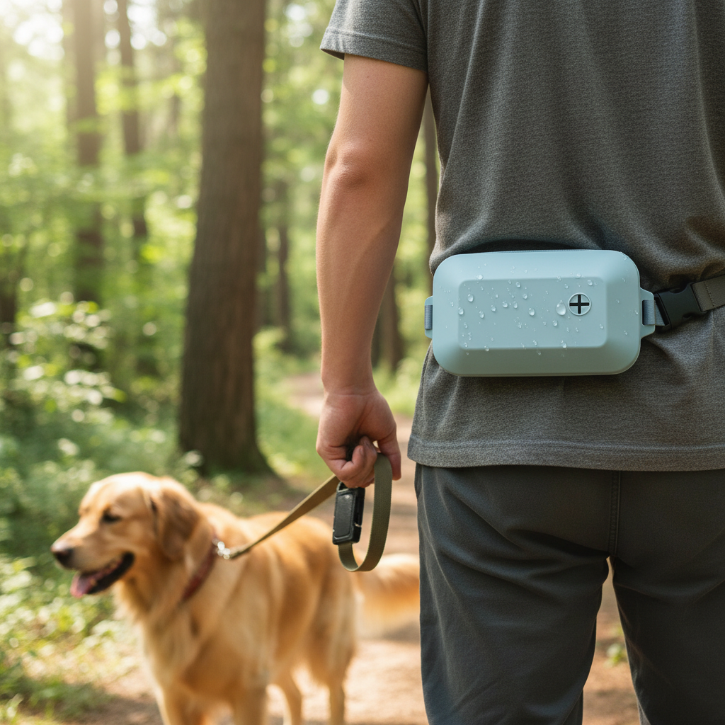 Pet Essentials | Silicone Dog Food Bag with Portable Design | Lightweight and Stylish for Outdoor Activities