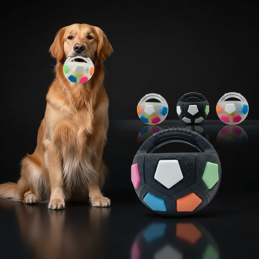Interactive Pet Toy | Durable Round Chew Toy for Active Play