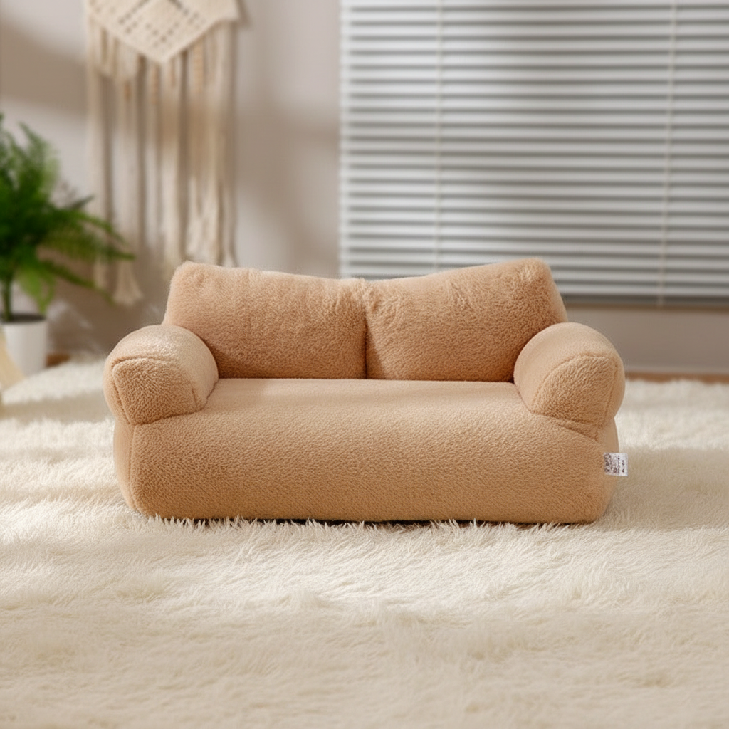 Cozy Pet Sofa | Soft Insulating Fabric for Ultimate Comfort | Versatile Design for Cats and Small Dogs