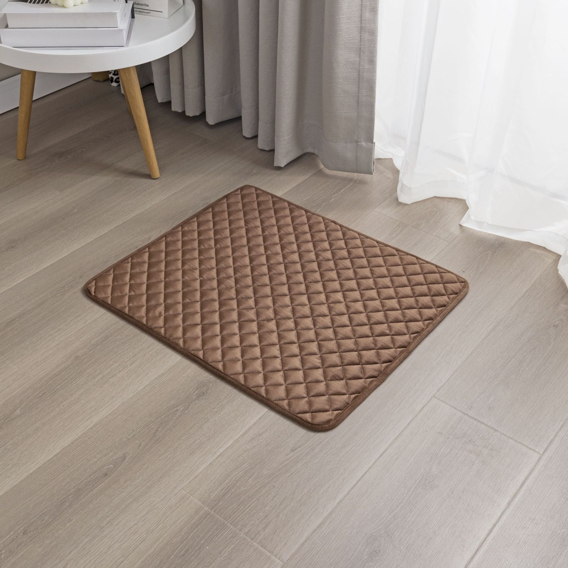 Anti-slip plush pet bed